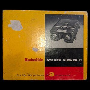 Kodak Kodaslide Stereo Viewer II with Original Box Tested and Working